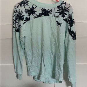 mint green pink long sleeve